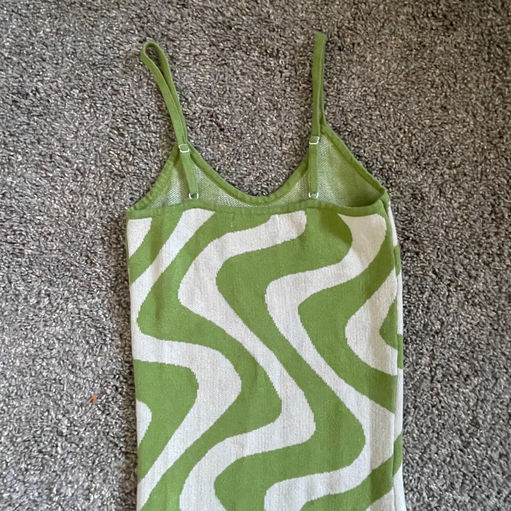 Peppermayo Wave Pattern Basic Tank Bodycon Dress … - image 3